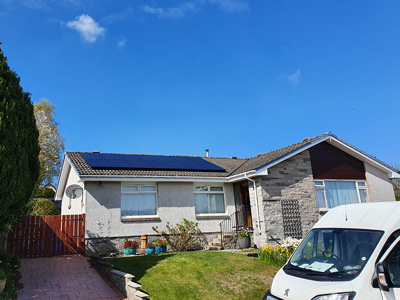 Solar PV on a bugalow