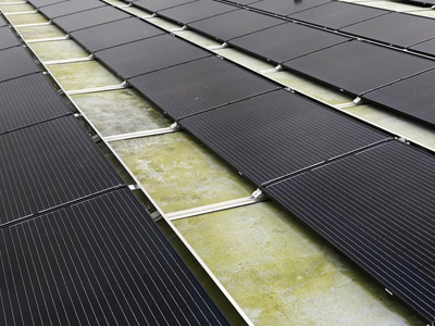 Solar PV on apartment block roof