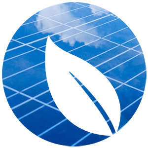 Solar Power Leaf Logo