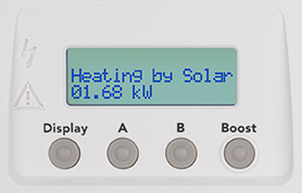 solar iboost control panel